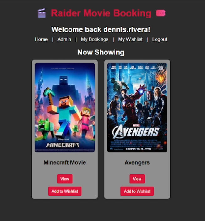 Movie Booking System